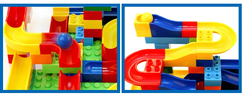 Educational DIY Toys Crazy Fun Rolling Ball Building Blocks Compatible  Marble Run Bricks Parts Accessories|Blocks| - AliExpress