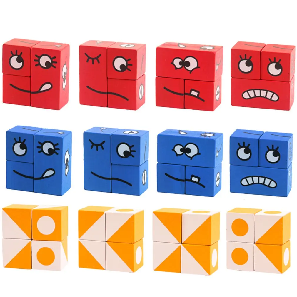Face-changing Cube Building Block Children's Intelligence Board Game Challenge Level Toy
Face-changing Cube Building Block Children's Intelligence Board Game Challenge Level Toy