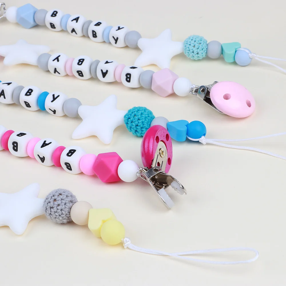 Personalised Name Silicone Baby Pacifier Chain DIY BABY Teething personalized Teether Pacifier Clip Customized Name Toy
Personalised Name Silicone Baby Pacifier Chain DIY BABY Teething personalized Teether Pacifier Clip Customized Name Toy