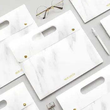 1PC A5 B5 A4 Durable Marble File Folder PP A4 Document File Organizer File Paper Bag Expanding Snap-On Case Holder Business M4B9 
1PC A5 B5 A4 Durable Marble File Folder PP A4 Document File Organizer File Paper Bag Expanding Snap-On Case Holder Business M4B9
