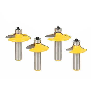 4Pcs 1/2 inch Shank Drawer Router Bit Set Round over Beading Edging Mill Wood Milling Cutter Carbide for Woodworking
4Pcs 1/2 inch Shank Drawer Router Bit Set Round over Beading Edging Mill Wood Milling Cutter Carbide for Woodworking