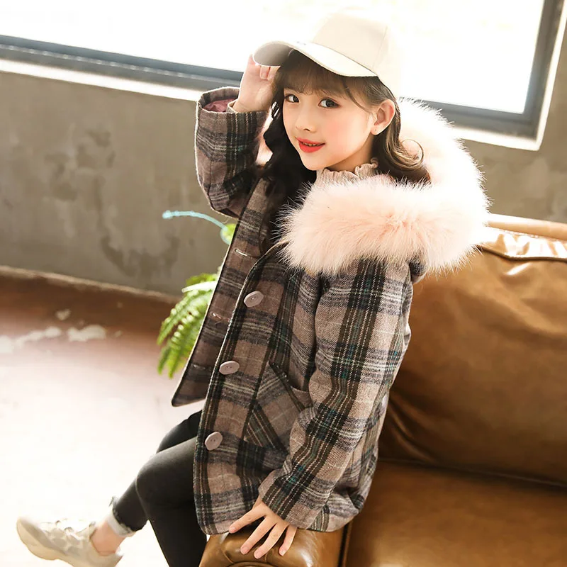 Childrenswear Girls Autumn And Winter Coat 2018 New Style Children Korean-style Mid-length Children Brushed And Thick Duffle Coa
Childrenswear Girls Autumn And Winter Coat 2018 New Style Children Korean-style Mid-length Children Brushed And Thick Duffle Coa