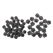 40 Pcs Double Hole Spring Loaded Drawstring Rope Cord Locks Black & 20 Pcs 2 Holes 3.6Mm
40 Pcs Double Hole Spring Loaded Drawstring Rope Cord Locks Black & 20 Pcs 2 Holes 3.6Mm