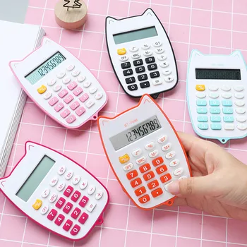 Mini Cat Handheld Calculator Office Electronics Calculators Battery 12-digit LED Display Calculating Teaching Aids Educational
Mini Cat Handheld Calculator Office Electronics Calculators Battery 12-digit LED Display Calculating Teaching Aids Educational