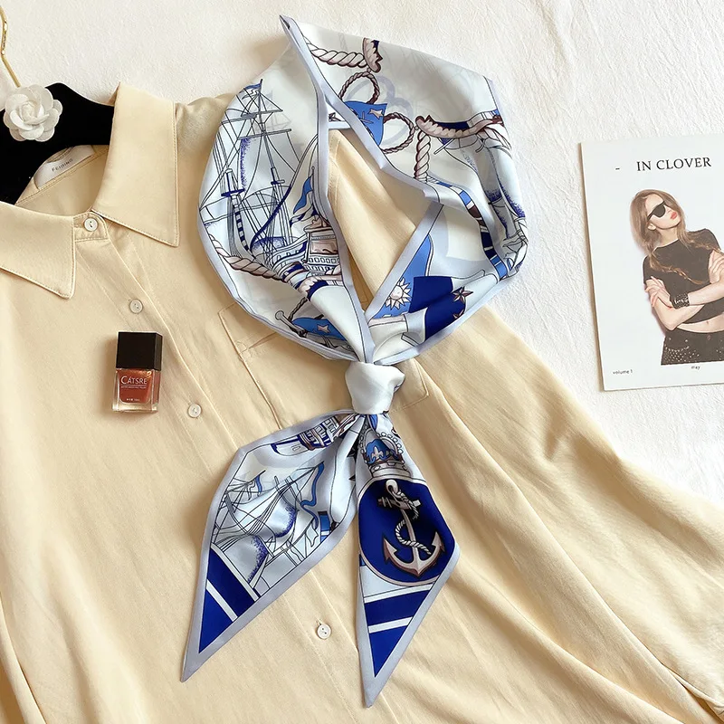 New Style Spring and Autumn Korean-style Decoration Narrow Strip Silk Scarves Female Navigation Decoration Neckerchief Isn Hair
New Style Spring and Autumn Korean-style Decoration Narrow Strip Silk Scarves Female Navigation Decoration Neckerchief Isn Hair
