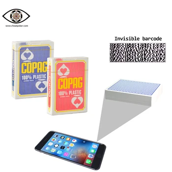 Marked cards for analyzer, COPAG texas side marked barcode marked poker,magic show marked anti cheat poker
Marked cards for analyzer, COPAG texas side marked barcode marked poker,magic show marked anti cheat poker