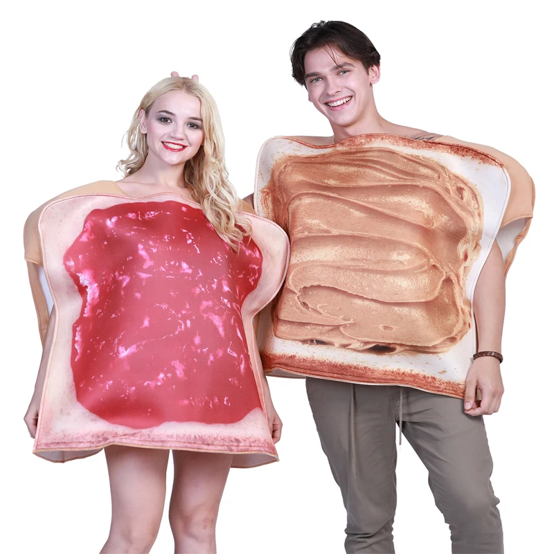 Funny Food Costumes Sandwich Halloween Party Couples Cosplay Costume Carnival Purim Party For Adult Fancy Derss Carnival
Funny Food Costumes Sandwich Halloween Party Couples Cosplay Costume Carnival Purim Party For Adult Fancy Derss Carnival