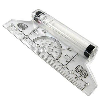 Graphics Universal Student Transparent School Metric Scale Multifunction Triangle Rolling Rule Parallel Drawing Angle Clear
Graphics Universal Student Transparent School Metric Scale Multifunction Triangle Rolling Rule Parallel Drawing Angle Clear