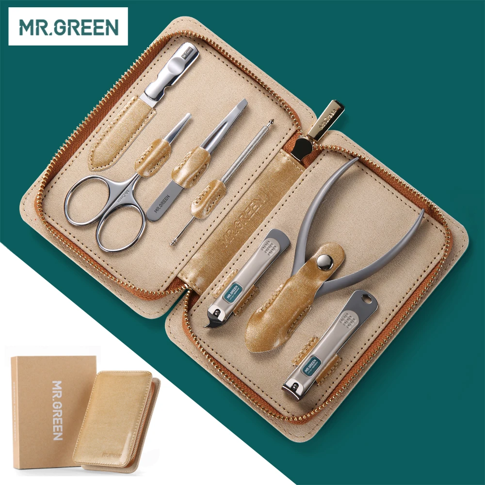MR.GREEN 7pcs in 1 Nail Tools Set for Manicure Kit Stainless Steel Nail Clippers Pedicure Portable Nail Cutter Gifts for Women
MR.GREEN 7pcs in 1 Nail Tools Set for Manicure Kit Stainless Steel Nail Clippers Pedicure Portable Nail Cutter Gifts for Women