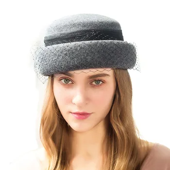 Winter Fashion Vintage Women Ladies Wool Fedora Net Hat Beret Felt Hats with Veil Women Cap Hat 3 color M68
Winter Fashion Vintage Women Ladies Wool Fedora Net Hat Beret Felt Hats with Veil Women Cap Hat 3 color M68