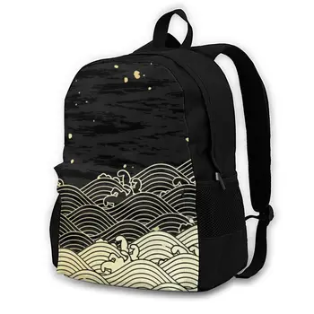 Golden Sea Wave Backpack Shoulder Bag Casual Women Backpack Teenage Girl School Bag Bagpack
Golden Sea Wave Backpack Shoulder Bag Casual Women Backpack Teenage Girl School Bag Bagpack