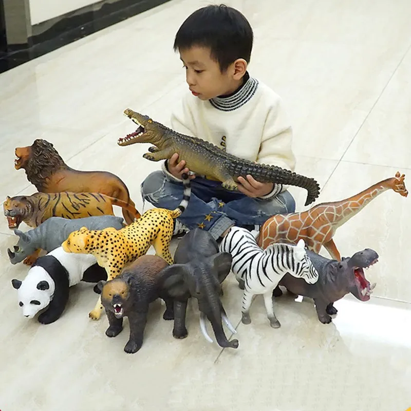 NEW Africa Lion zebra Panda Bear crocodile Animal Figure Collectible Toys Wild Animal Action Figures Kids Soft glue Toys
NEW Africa Lion zebra Panda Bear crocodile Animal Figure Collectible Toys Wild Animal Action Figures Kids Soft glue Toys