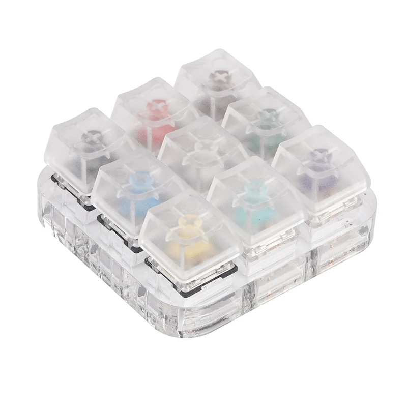 9 Key Caps Testing Tool Gateron MX Switches Keyboard Tester Kit G Shaft Clear Keycaps Sampler PCB Mechanical Keyboard
9 Key Caps Testing Tool Gateron MX Switches Keyboard Tester Kit G Shaft Clear Keycaps Sampler PCB Mechanical Keyboard