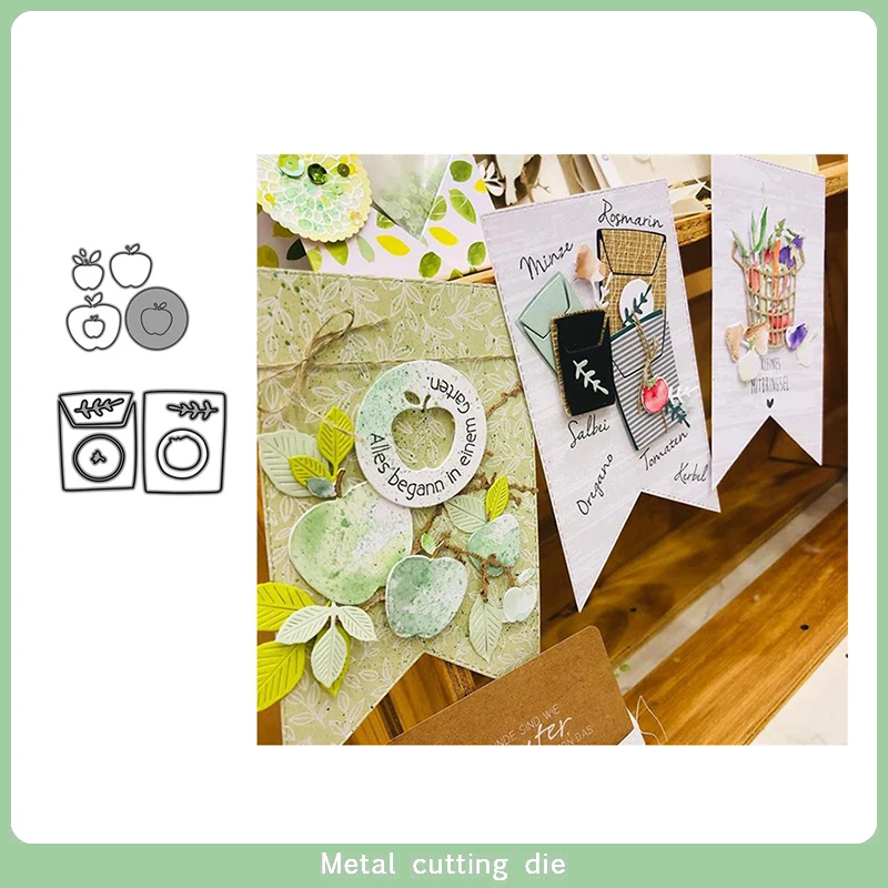 Metal Cutting Dies for Scrapbooking Crafts Cloth bag and Apple Stencils Card Make Paper Photo Album Knife Mould Template Decor
Metal Cutting Dies for Scrapbooking Crafts Cloth bag and Apple Stencils Card Make Paper Photo Album Knife Mould Template Decor