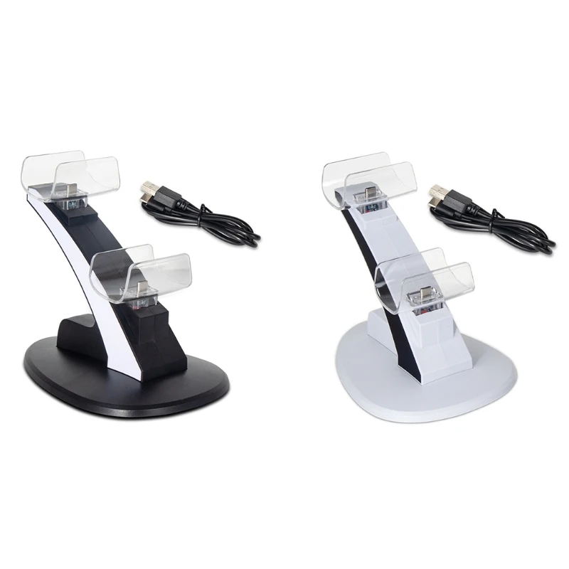 Gamepad Charger Cradle LED Indicator Charging Dock Station USB Charging Cable for PS5 Gaming Controllers Handles Kit X6HB
Gamepad Charger Cradle LED Indicator Charging Dock Station USB Charging Cable for PS5 Gaming Controllers Handles Kit X6HB