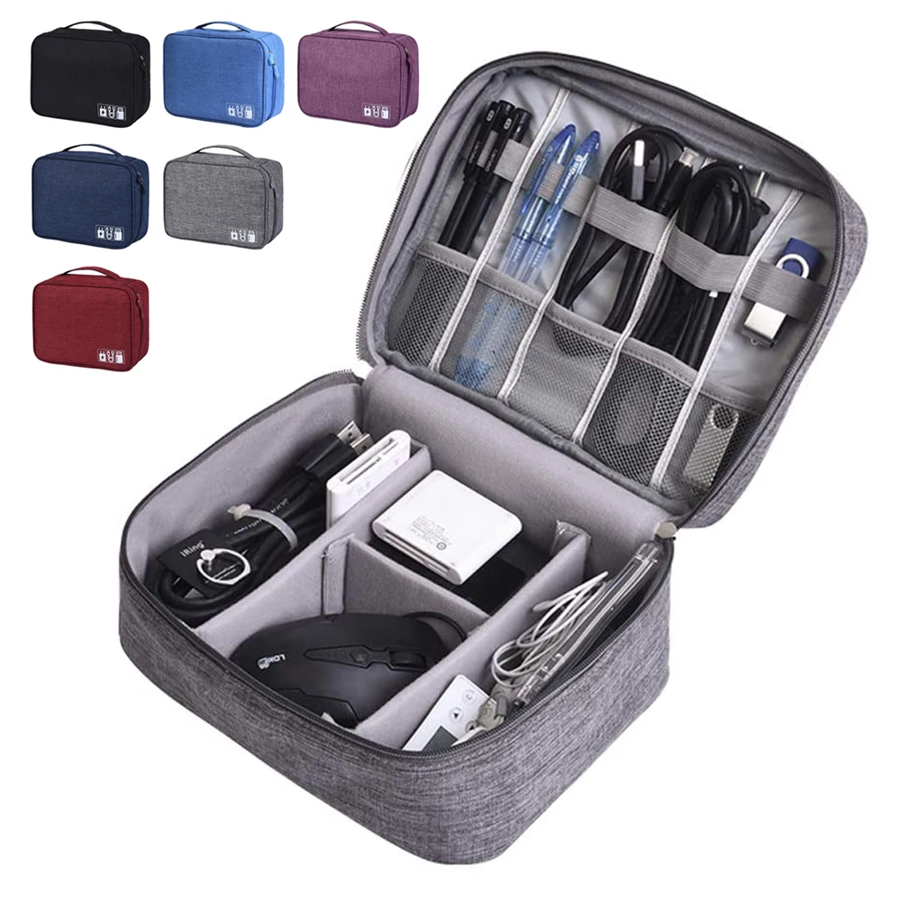 Portable Storage Bags for USB Gadgets Cables Wires Charger Power Battery Zipper Cosmetic Bag Case Electronic Accessory Organizer
Portable Storage Bags for USB Gadgets Cables Wires Charger Power Battery Zipper Cosmetic Bag Case Electronic Accessory Organizer