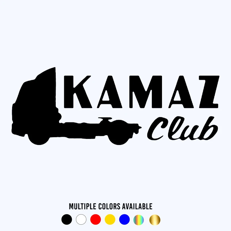 CK3124# наклейки на авто KAMAZ Club водонепроницаемые машину наклейка для автонаклейка