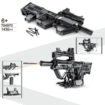 1430PCS City Technic Military Gun Building Blocks Creator Chinese Army Weapon Compatible Bricks Assemblage Toys Kids Boy Gift
1430PCS City Technic Military Gun Building Blocks Creator Chinese Army Weapon Compatible Bricks Assemblage Toys Kids Boy Gift