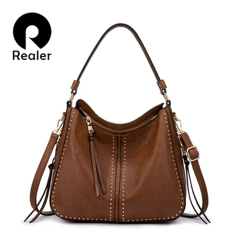 REALER women handbags classic shoulder crossbody bag female casual large capacity totes For ladies 2020 high quality hobos bags 
REALER women handbags classic shoulder crossbody bag female casual large capacity totes For ladies 2020 high quality hobos bags