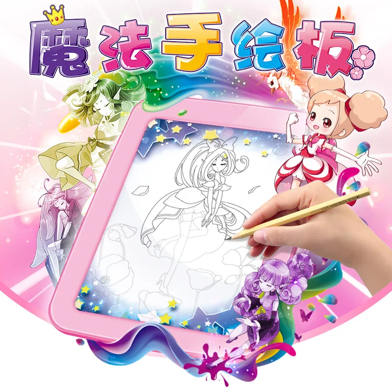 Toys Small Fairy Creative DIY Drawing Board Graphics Tablet Children'S Educational Painting 3-6 a Year of Age Birthday Gift A036
Toys Small Fairy Creative DIY Drawing Board Graphics Tablet Children'S Educational Painting 3-6 a Year of Age Birthday Gift A036