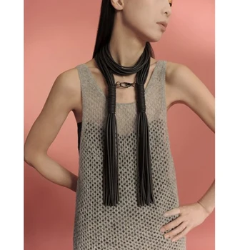 2019 Long Tassel Necklaces For Women Handmade Rubber Jewelry Punk Style Pendant Necklace Luxury Designer Choker Long Accessories
2019 Long Tassel Necklaces For Women Handmade Rubber Jewelry Punk Style Pendant Necklace Luxury Designer Choker Long Accessories