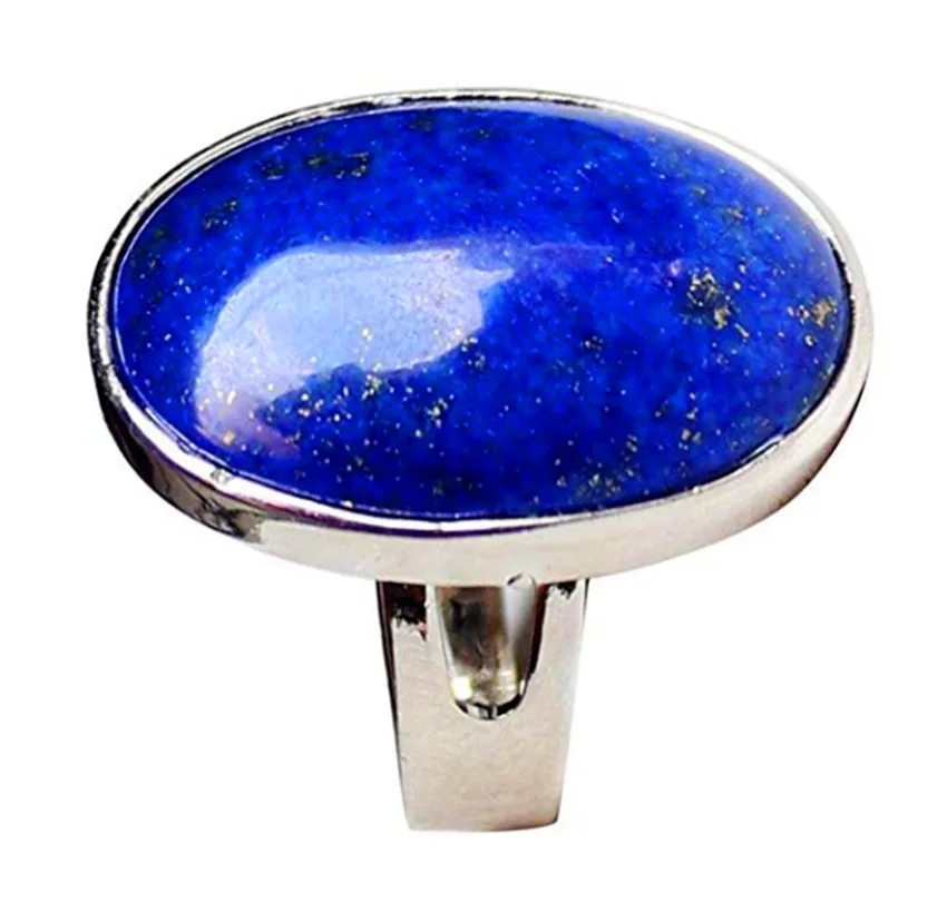 FYJS Unique Silver Plated Ellipse Shape Resizable Finger Ring Lapis Lazuli for Party Jewelry
FYJS Unique Silver Plated Ellipse Shape Resizable Finger Ring Lapis Lazuli for Party Jewelry