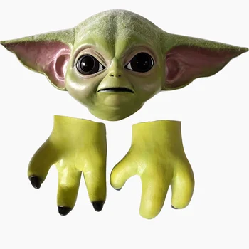 The Mandalorian Yoda Helmet Adult Full Face Head Latex Mask Novelty Cute Baby Yoda Disguise Halloween Party Cosplay
The Mandalorian Yoda Helmet Adult Full Face Head Latex Mask Novelty Cute Baby Yoda Disguise Halloween Party Cosplay