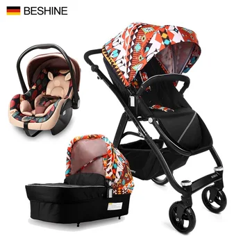3 in 1 Baby Stroller Bohemia Design Floral Printing Magnesium Frame Shock-absorbing Four Wheels Folding Infant Baby Trolley New
3 in 1 Baby Stroller Bohemia Design Floral Printing Magnesium Frame Shock-absorbing Four Wheels Folding Infant Baby Trolley New