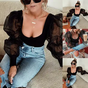 Women Black Sexy Bodycon Bodysuit Tee Top Spring Women Long Mesh Sleeve Square Collar Fitness Jumpsuit Romper Tops Women Clothes
Women Black Sexy Bodycon Bodysuit Tee Top Spring Women Long Mesh Sleeve Square Collar Fitness Jumpsuit Romper Tops Women Clothes