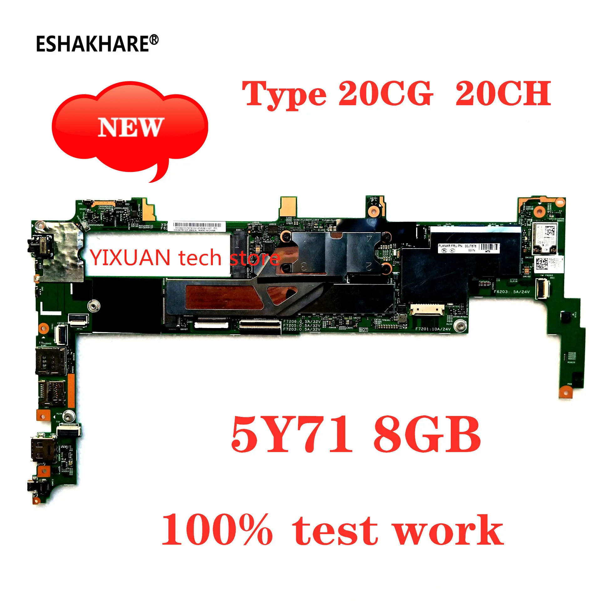 Eshachare FRU: 00JT676 LDK 1 14272 488.4eo31. 011 w M 5Y71 cpu 8G ram для Lenovo Helix Тип 20CG 20CH материнская плата