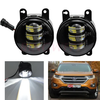 

High Power 1 Pair LED light For Ford Edge 2016 For Ford Ranger 2005-2015 H11 Car Halogen Fog Light Daytime Running Lamp DRL 12V