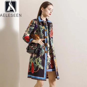 AELESEEN Runway Fashion 2 Pieces Sets High Quality Sleeveless Mini Dress+ Diamonds Button Long Coat Flower Print Elegant Sets
AELESEEN Runway Fashion 2 Pieces Sets High Quality Sleeveless Mini Dress+ Diamonds Button Long Coat Flower Print Elegant Sets