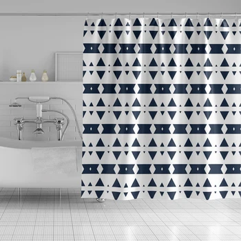 Fashion Simple Geometric Pattern Shower Curtain Bathroom Waterproof Polyester Bohemian Bath Screen for Home Bathroom Decor Gift
Fashion Simple Geometric Pattern Shower Curtain Bathroom Waterproof Polyester Bohemian Bath Screen for Home Bathroom Decor Gift
