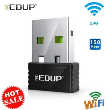 EDUP 150Mbps mini usb wireless wifi adapter wi-fi receiver 802.11n usb ethernet adapter network card Support Windows Mac for PC
EDUP 150Mbps mini usb wireless wifi adapter wi-fi receiver 802.11n usb ethernet adapter network card Support Windows Mac for PC