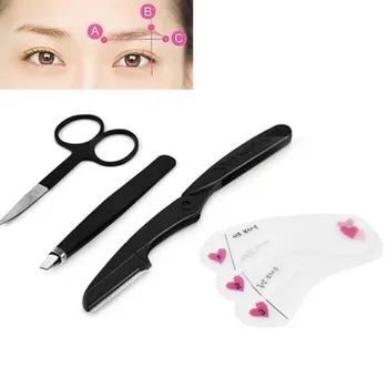 Cosmetic Makeup Tools Set Eyebrow Stencils Trimmer Tweezers Draw Eyebrow Template Women Fashion Beauty Tool Accessories
Cosmetic Makeup Tools Set Eyebrow Stencils Trimmer Tweezers Draw Eyebrow Template Women Fashion Beauty Tool Accessories