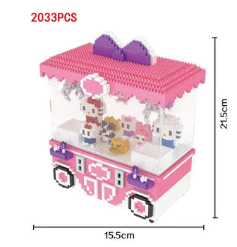 Funny game double player UFO Catcher micro diamond block mini claw arcade crane kitty CAT doll building bricks nanobricks toys
Funny game double player UFO Catcher micro diamond block mini claw arcade crane kitty CAT doll building bricks nanobricks toys