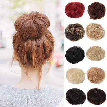 DIANQI chignon fake hair bun clip in elastic scrunchie updo hair extensions heat resistant hairpiece headwear
DIANQI chignon fake hair bun clip in elastic scrunchie updo hair extensions heat resistant hairpiece headwear