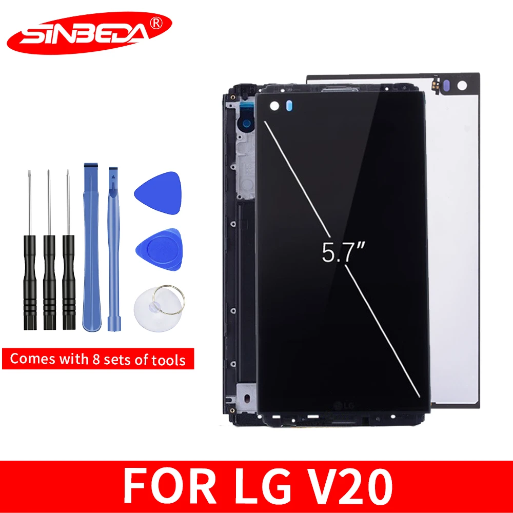 Sinbeda 5.7"LCD For LG V20 LCD Touch Screen Digitizer Replacement With Frame H990N H990DS H990T H910 H918 L For LG V20 Display $
Sinbeda 5.7"LCD For LG V20 LCD Touch Screen Digitizer Replacement With Frame H990N H990DS H990T H910 H918 L For LG V20 Display $