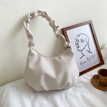 Hot Fashion Pu Shoulder Bags For Women Soft Leather Handbags Retro Solid Color Underarm Bags Elegant Ladies Handbag Shoulder Bag
Hot Fashion Pu Shoulder Bags For Women Soft Leather Handbags Retro Solid Color Underarm Bags Elegant Ladies Handbag Shoulder Bag