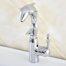 Silver Polished Chrome Brass Swivel Spout Single Handle Cute Animal Dolphin Style Bathroom Kitchen Sink Faucet Mixer Tap msf854 
Silver Polished Chrome Brass Swivel Spout Single Handle Cute Animal Dolphin Style Bathroom Kitchen Sink Faucet Mixer Tap msf854