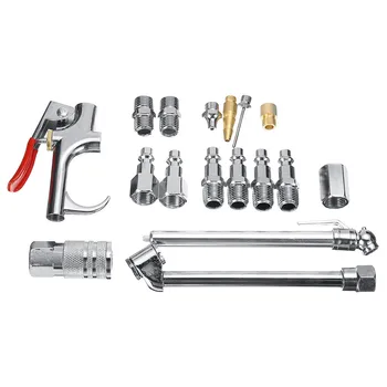 17PCS High Performance Iron 1/4'' NPT Quick Coupler Connector For Compressor Tools Set Fitting Pneumatic Tool Part USA Style
17PCS High Performance Iron 1/4'' NPT Quick Coupler Connector For Compressor Tools Set Fitting Pneumatic Tool Part USA Style
