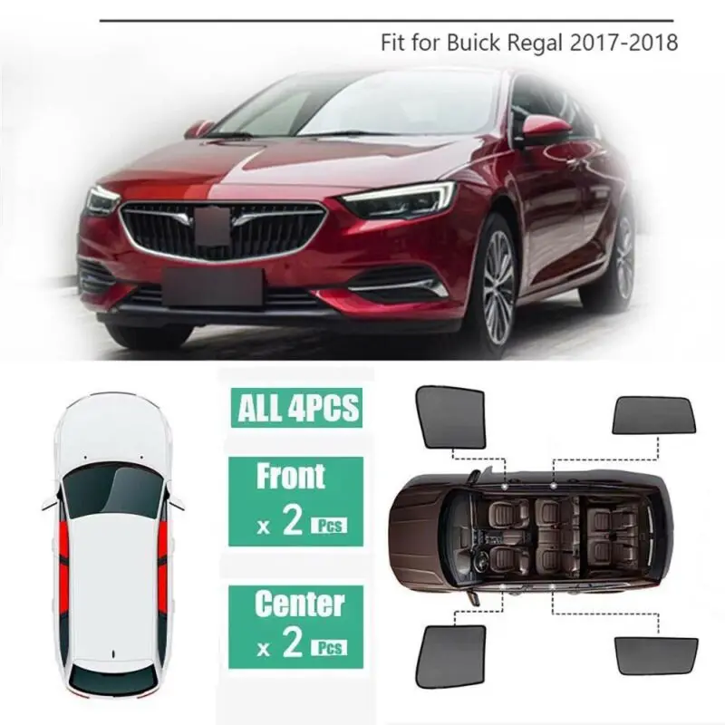 For Buick Regal 2017-20184Pcs Windows Sunshade Ray Protector Mesh Block Privacy Visor
For Buick Regal 2017-20184Pcs Windows Sunshade Ray Protector Mesh Block Privacy Visor