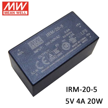 MEAN WELL IRM-20-5 20W PCB-mount assemble Encapsulated Power Module 110V/220V AC to 5V DC 4A 20W Module type Power Supply
MEAN WELL IRM-20-5 20W PCB-mount assemble Encapsulated Power Module 110V/220V AC to 5V DC 4A 20W Module type Power Supply