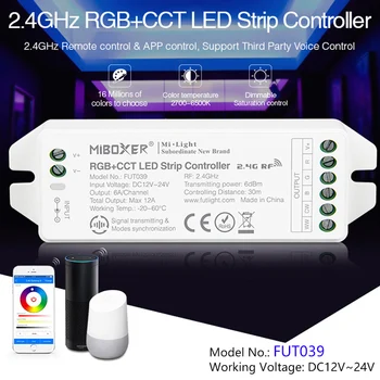 New upgrade 2.4GHz RGB+CCT LED Strip Controller DC12~24V dimmable driver 6A/CH for RGB +CCT LED Strip can remote/voice control
New upgrade 2.4GHz RGB+CCT LED Strip Controller DC12~24V dimmable driver 6A/CH for RGB +CCT LED Strip can remote/voice control
