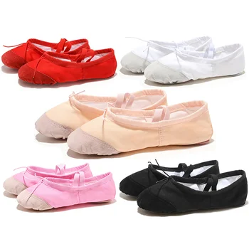 USHINE Leather Head Indoor Exercising Shoes Yoga Practice Slippers Gym Children Canvas Ballet Dance Shoes Girls Woman Kids
USHINE Leather Head Indoor Exercising Shoes Yoga Practice Slippers Gym Children Canvas Ballet Dance Shoes Girls Woman Kids