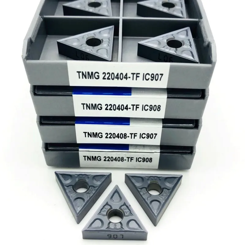 TNMG220404 TNMG220408 TF IC907 IC908 External turning tool Carbide inserts CNC lathe TNMG 220408 Cutting tools Turning Inserts
TNMG220404 TNMG220408 TF IC907 IC908 External turning tool Carbide inserts CNC lathe TNMG 220408 Cutting tools Turning Inserts