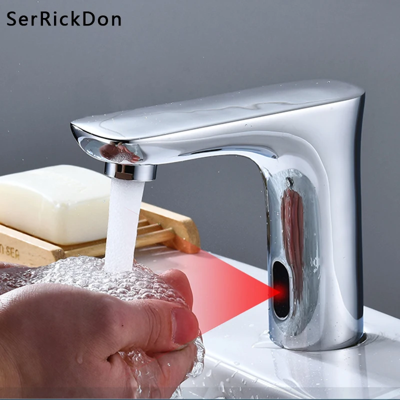 Infrared sensor faucet Basin Faucet Torneira Water Mixer Bathroom sensor taps touchless basin faucet TAP hot cold mixer crane
Infrared sensor faucet Basin Faucet Torneira Water Mixer Bathroom sensor taps touchless basin faucet TAP hot cold mixer crane