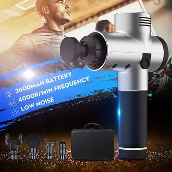Massage Muscle Gun with Portable Bag 3 Files 3600R/min Therapy Massager Guns Body Massager Relief Pain Fatigue after Exercise
Massage Muscle Gun with Portable Bag 3 Files 3600R/min Therapy Massager Guns Body Massager Relief Pain Fatigue after Exercise