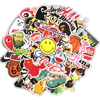 100 Waterproof Removable Personality Brand Logo Graffiti Stickers Bike Slide Guitar Suitcase Adhesive Paper
100 Waterproof Removable Personality Brand Logo Graffiti Stickers Bike Slide Guitar Suitcase Adhesive Paper
