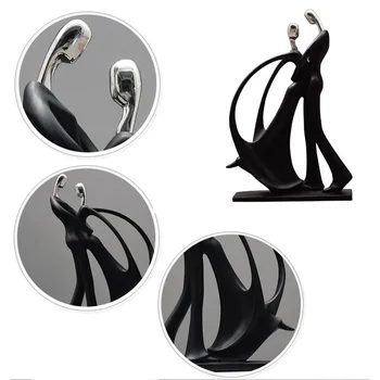 Resin Art Statue Craft Duo Dance Waltz Sculpture Home Office Desktop Decor - Black
Resin Art Statue Craft Duo Dance Waltz Sculpture Home Office Desktop Decor - Black